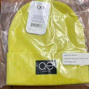 Queer eye merchandise yellow beanie
